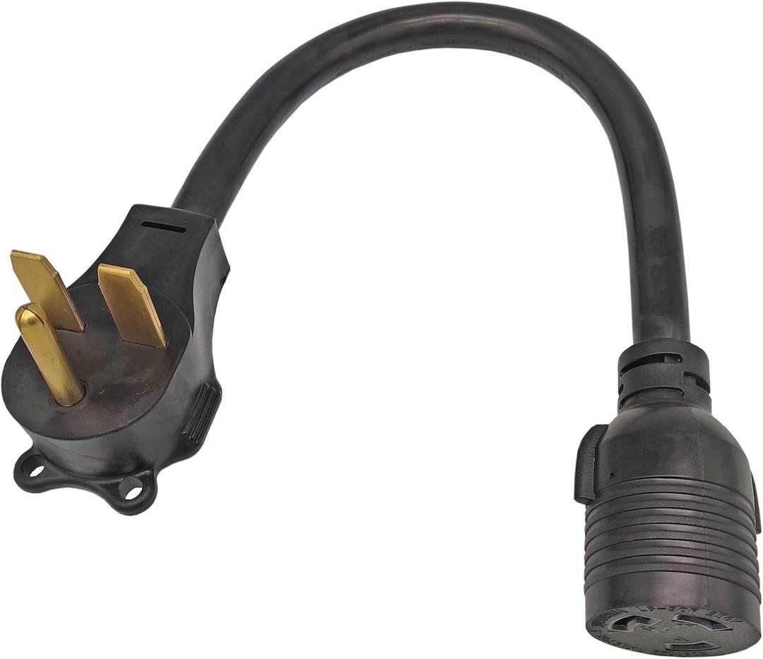 FC-63L631 Male Nema 6-30P 30 Amp Welder Plug to 30 Amp L6-30R Locking Connector Female