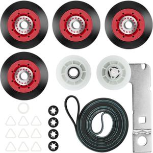 MEDC215EW1 MED5500FW1 MED5630HC1 MED5630HW1 MED6230HW1 MED6230HW2 MED7230HW1 GGW9250PW1 GGW9250PW3 Dryer Repair Kit for Maytag Whirlpool Dryer Machine, Includes 4392067,WPW10314173,W10837240