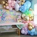 Rainbow Balloon Garland Arch Kit 171PCS Latex Balloon Pastel Balloon Garland Kit Macaron Colors 5,10,12,18 Inch Birthday Baby Shower Wedding Unicorn Party Decorations
