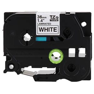3-Pack Brother P-touch TZe-M261 Label Maker Tape, 1.42"W, Black on Matte White