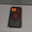 TORRAS Magnetic Ostand for iPhone 15 Pro Max Case, Military Grade Drop Tested, Compatible with MagSafe, Built in Kickstand, Translucent Slim Back Soft Edge 6.7 inch 2023, Frost Black