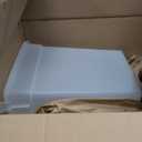 IRIS USA Airtight Dog Food Storage Container, WeatherPro, Up to 10 lbs, for Dog Cat Bird and Other Pet Food Storage Bin, Keep Fresh, Translucent Body, Made in USA, Clear/Gray