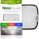 Stainless Steel Cleaner | The Amazing Chemical Free Stainless Steel Cleaning Reusable Wipe Cloth | Kid & Pet Safe | 7x16 (1 pc) (7x16 Inch (Pack of 1), Grey)