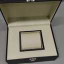 Noble Large Single Watch Gift Box for Men Women, PU Leather Big Watch Case, Luxury Travel Watch Storage Boxes Wristwatch Display Holder Cases with Removable Soft Pillow (Black)