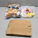 20 Pcs Mini Plush Toy Stuffed Animals Stuffed dogs Set with 20 Birthday Hats 20 Kraft Paper Boxes Adopt Pet Gift for Adult Animal Theme Birthday Party(Cute)