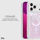 Case-Mate Soap Bubble iPhone 17 Pro Max Case [Compatible with MagSafe] - Liquid Glitter Phone Case with 12ft Drop Protection - Premium Magnetic Cover for iPhone 17 Pro Max - Iridescent Waterfall