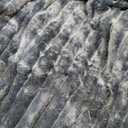 BEDELITE Fleece Throw Blanket for Couch - 300GSM Soft & Warm Fluffy Navy Blanket, Decorative and Giftable Striped Blankets for Women, Men, 50"x60"