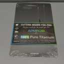 Titanium Cutting Boards for Kitchen,100% Pure Titanium Cutting Board Set of 3, Double Sided Non Toxic Cutting Board, Hygiene Durable Dishwash