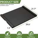Noodle Board Stove Covers, Stove Top Covers For Electric 30"L X 22"W, Stove Top Covers For Gas Burners, Sink Cover For Counter SpaceDurable Easy Clean Countertops, Farmhouse Decor Tray, 30.99 inches x 22.4 inches