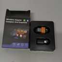 2026 Wireless CarPlay Adapter for iPhone & Android Wired to Wireless CarPlay & Android Auto Plug and Play Fast Auto Reconnect Stable Control Compatible for iOS 10+ & Android11+ Subwoofers