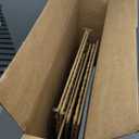 Cat Litter Box Enclosure Furniture, Hidden Litter Box with Mat and Fence, Handwoven Rattan Cat House with Two S-Shaped Hooks for Living Room, Bedroom, 18.5 x 20.5 x 19.1 Inches (Natural)