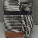 Large Women Lunch Bags for Work/Insulated Adult Lunch Box/Leakproof Cooler Lunch Tote Bag with Storage Pocket. Reusable Lunch Cooler Purse for Work Picnic Hiking 14L, Stripe