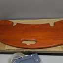 Wooden Curved Transfer Board from Bed to Wheelchair & Slide Board for Transferring - Sliding Board to Wheelchair, Bed, Toilet & Car - Weight Capacity 440 Lbs - Ideal for Seniors & Disabled