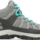 Columbia womens Granite Trail Mid Waterproof (10.5, Titanium Grey Steel/Bright Aqua)