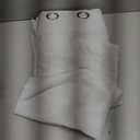 Easy-Going Linen Look Blackout Curtain Grommet Window Curtain Drapes for Bedroom, Living Room Thermal Insulated Room Darkening (2 Panels, 42x63 Inch, Stone)