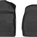Husky Liners X-act Contour Floor Mats | Fits 2017 - 2026 Ford F-250/F-350 STANDARD CAB | Front Row, 2-pc Black - 52721