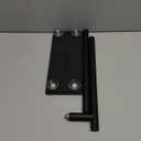 JQK Hand Towel Holder Stand Black, Modern Tree Rack Free Standing for Countertop with 12 Inch Bar, 304 Stainless Steel Matte Black Thicken 0.8mm, HTT170-PB