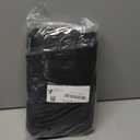 BAGAIL 6 Set Compression Packing Cubes Travel Accessories Expandable Packing Organizers (Half Mesh, 6-Black)