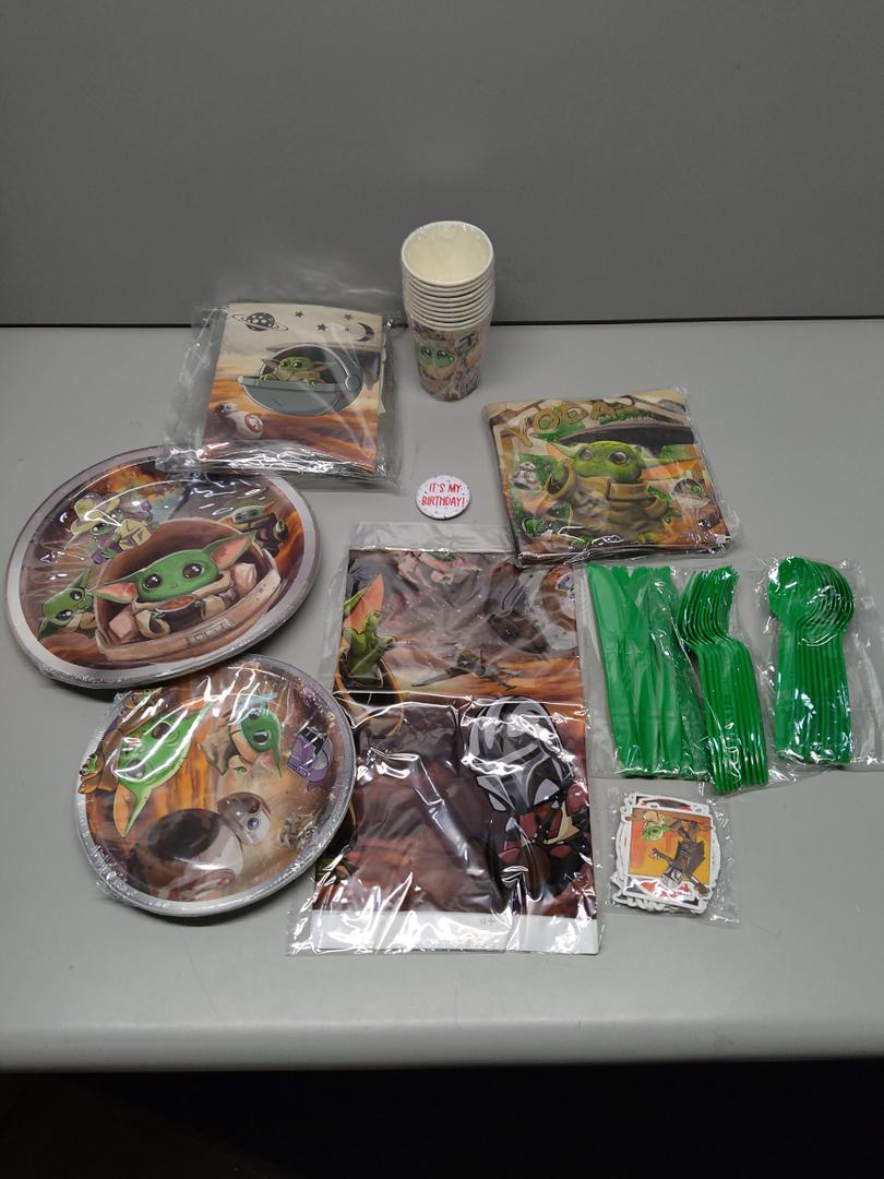 190 PCs birthday decorations,yoda