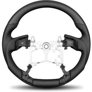 Full Black Leather Steering Wheel, for Toyota Tacoma 20122023, for 4Runner 20102024, for Tundra 20142021, for Prado LC150 20102017