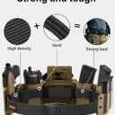 JUKMO Men's Tactical Belt Quick Release Nylon Web for Military Golf Hiking Rigger Heavy Utility Duty Work in Gift Box (Small-for Waist 30"-36" (Length 45"), Black)