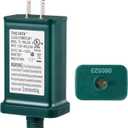 Enhon 29V LED Power Supply, UL Certification LED Transformer Replacement Class 2 Power Supply, Low Voltage Transformer US Plug Adapter for Christmas Tree Light, Green, Right Positive(TS-18WL29V)