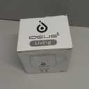 Ideus 16 oz Insulated Coffee Mug with Handle and Lid, Double Wall Stainless Steel Vacuum Thermal Coffee Mug, Travel Coffee Cup Thermal Cup for Home and Office, Jellyfish Red