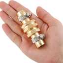 5 Set Garden Hose Repair Connector Kit with Clamps, Fit for 3/4" or 5/8" Garden Hose Fitting, Male and Female Hose Adapter, Water Hose Repair Kit