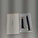 STIROLL Thin Leather Band Compatible with Apple Watch Bands 41mm 40mm 38mm 42mm(Series 11 10) Women, Stylish Top-Grain Leather Strap Slim Wristband for iWatch SE3/2/1 Series 9 8 7 6 5 4 3 2 1, Black/Rose Gold