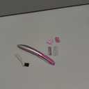 Panasonic Women's Facial Hair Remover and Eyebrow Trimmer with Pivoting Head, Includes 2 Gentle Blades for Brow and Face and 2 Eyebrow Trim Attachments, Battery-Operated ES2113PC (5 Piece Set, Pink)