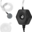 hygger Quiet Mini Small Aquarium Air Pump Betta Fish Tank Bubbler Oxygen Aeration Pump with Air Stone Tubing Suction Cup for 0.5-15 Gal Fish Bowl