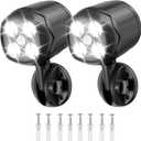 Battery Operated Motion Outdoor Waterproof Lights, 800 Lumen Ultra Bright Battery Powered Night Activation Security Spotlight for Porch, Trash Can, Stairs, Garage (2 Pack)
