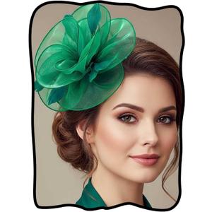 Yokawe Fascinators Hat Feathers Cocktail Headband Tea Party Headpiece for Women