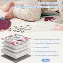 1.6" Thick Baby Play Mat, 71x59 Removable & Machine Washable Cover