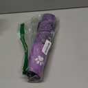 Dog Food Mat, Absorbent Water Bowl Mats Cat Pet Feeding Placemats 12 * 20 inch (LightPurple)