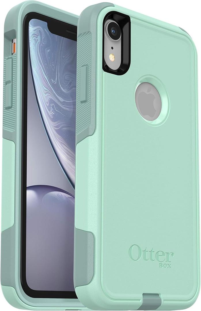 OtterBox Commuter Series Case for iPhone XR - Retail Packaging - Ocean Way (Aqua SAIL/Aquifer)