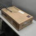 VASAGLE Custos Collection - 23.6 Inch Wide Nightstand with Charging Station, LED Lights, Modern Night Stand, Side End Table with Drawers, Open Shelf, 2 AC Outlets USB Ports, Cloud White