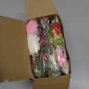 XunYee 6 Pcs 35.4 ft Flower Garlands Artificial Wildflower Vines Floral Hanging Backdrop Fake Flower Garlands Faux Silk Wildflower Vine for Wedding Bridal Shower Home Garden Wall Arch Decor(Floral)