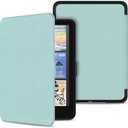 DICEKOO Case for 7" Kinlde Paperwhite 12th Gen & Kindle Colorsoft Signature Edition 1st Gen 2024 Release, PU Leather Cover with Auto Sleep Wake for Kindle Paperwhite Signature Edition - Agave Green, Set Of 2