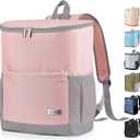 Insulated Cooler Backpack Outdoor - Leak Proof Backpack Cooler 30 Cans, Waterproof Lightweight Cooler Bag for 12h Hot/Cold Retention - Soft Cooler for Travel, Camping, Beach, Lunch