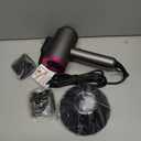 slopehill Professional Ionic Hair Dryer, Powerful 1800W Fast Drying Low Noise Blow Dryer with 2 Concentrator Nozzle 1 Diffuser Attachments for Home Salon Travel