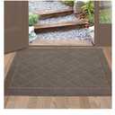 BEQHAUSE Dirt Trapper Door Mat 24" x 36", Doormat Non-Slip Entryway Rugs Washable, Dog Door Mat Stain Resistant and Absorbent Welcome Floor Mat for Front Back Door, Mud Wet Shoes & Paws, Light Brown