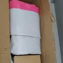 AWSUM Inflatable Air Gymnastics Mat 10ft/13ft/16ft/20ft/23ft Training mat 4/8 inches Thick tumbling mat with Electric Pump for Home/Gym/Outdoor (Pink/Pink)