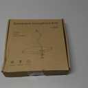 Gooseneck White Microphone Stand Desk Mic Stand Arm Long 20.5'' Sturdy Adjustable Microphone Holder Clip On Mic Holder Flexible Mike Stand Clamp Podium Mic Stand For Podcast Mount Traveling