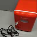 Skincare Fridge - 4L Mini Fridge for Bedroom, Office and Car, for Refrigerating Makeup, Skincare and Food, Cooler and Warmer, Beverage Cooler, Red