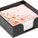 Sumnacon Square Acrylic Napkin Holder - Stylish Black Luncheon Napkin Holders for Dining Table Countertop Kitchen, Decorative Napkin Holder Basket for Picnic Wedding Party Restaurant Office Hotel