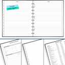 AT-A-GLANCE Planner 2026-2027 Weekly & Monthly Academic 12-Month July-June Quarter-Hourly Appointment Book, 9" x 11", Move-A-Page, Black (70957E05)