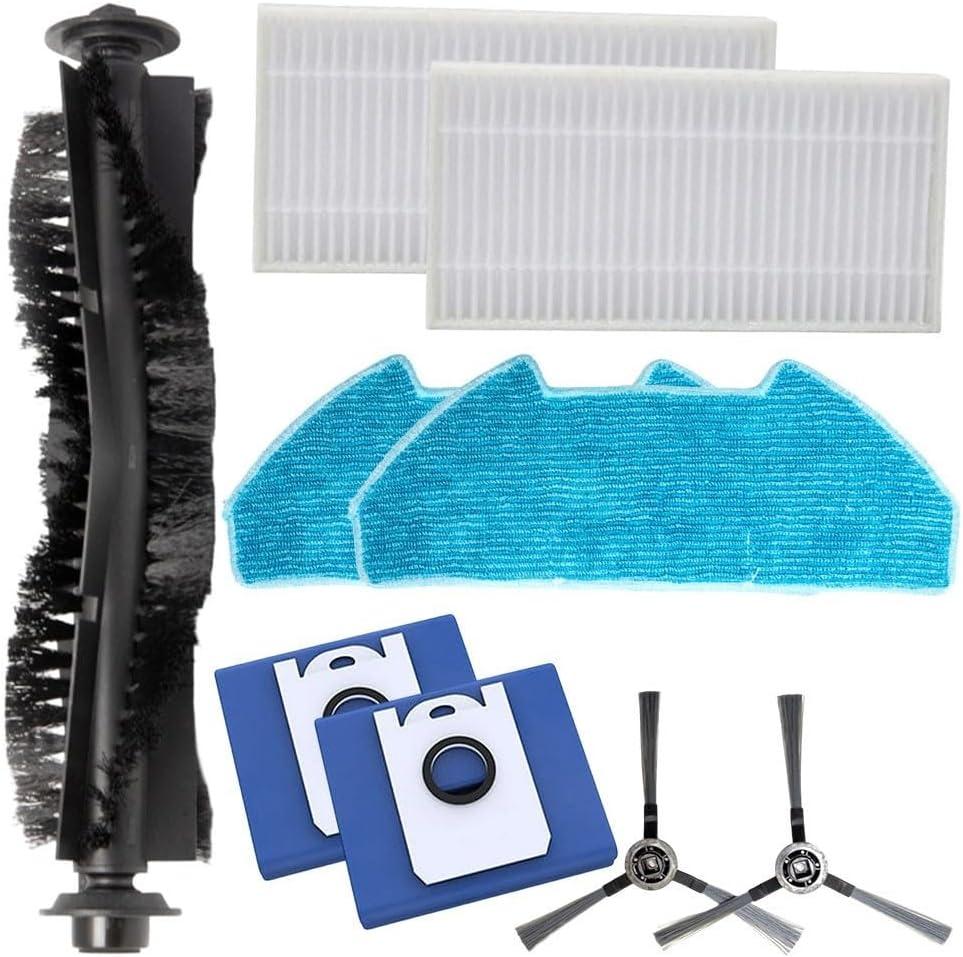 Vacuum Cleaner Replacement Kit Main Side Brush Bag Replacement Parts for bObsweep for in for Ultra-Vision Vacuum Cleaner Accessories for Enhanced Cleaning Performance(A)