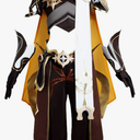Game Genshin Impact Cosplay Costume Traveler Suits Uniform, L