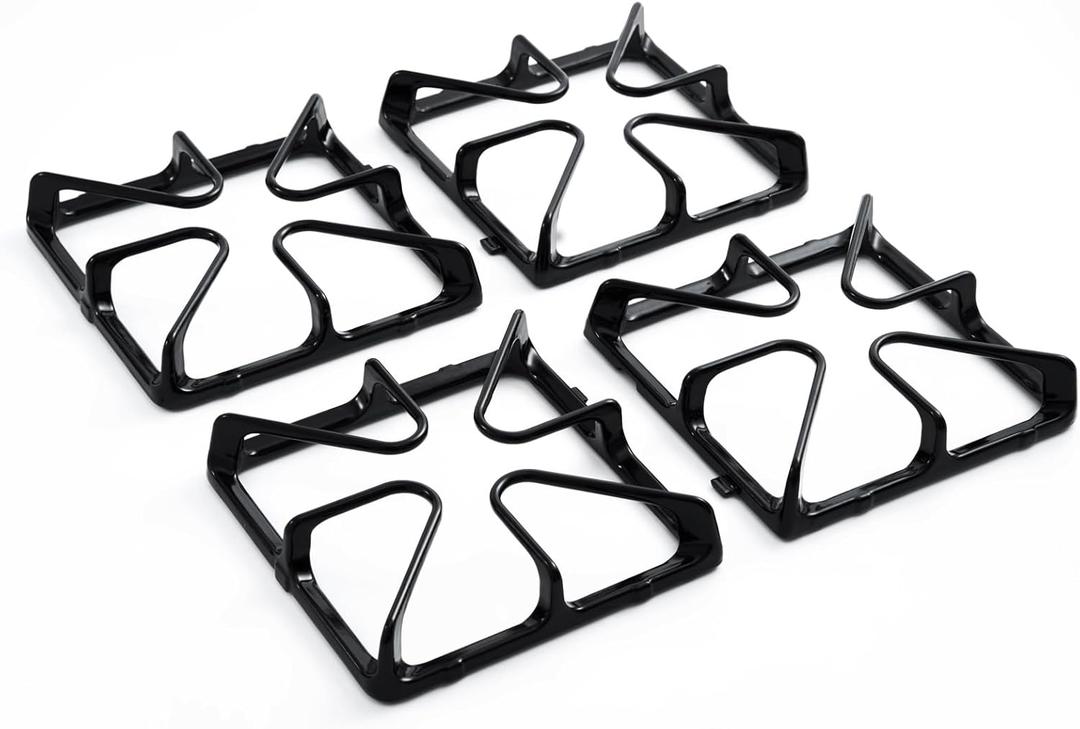 Allstare WB31K10034 Grate Replacement Parts for GE Burner Grate Stove Parts 8.4 x 8.46 General Electric Gas Range Parts Stove Surface Top Grate Cast Iron Rack 4 Pack